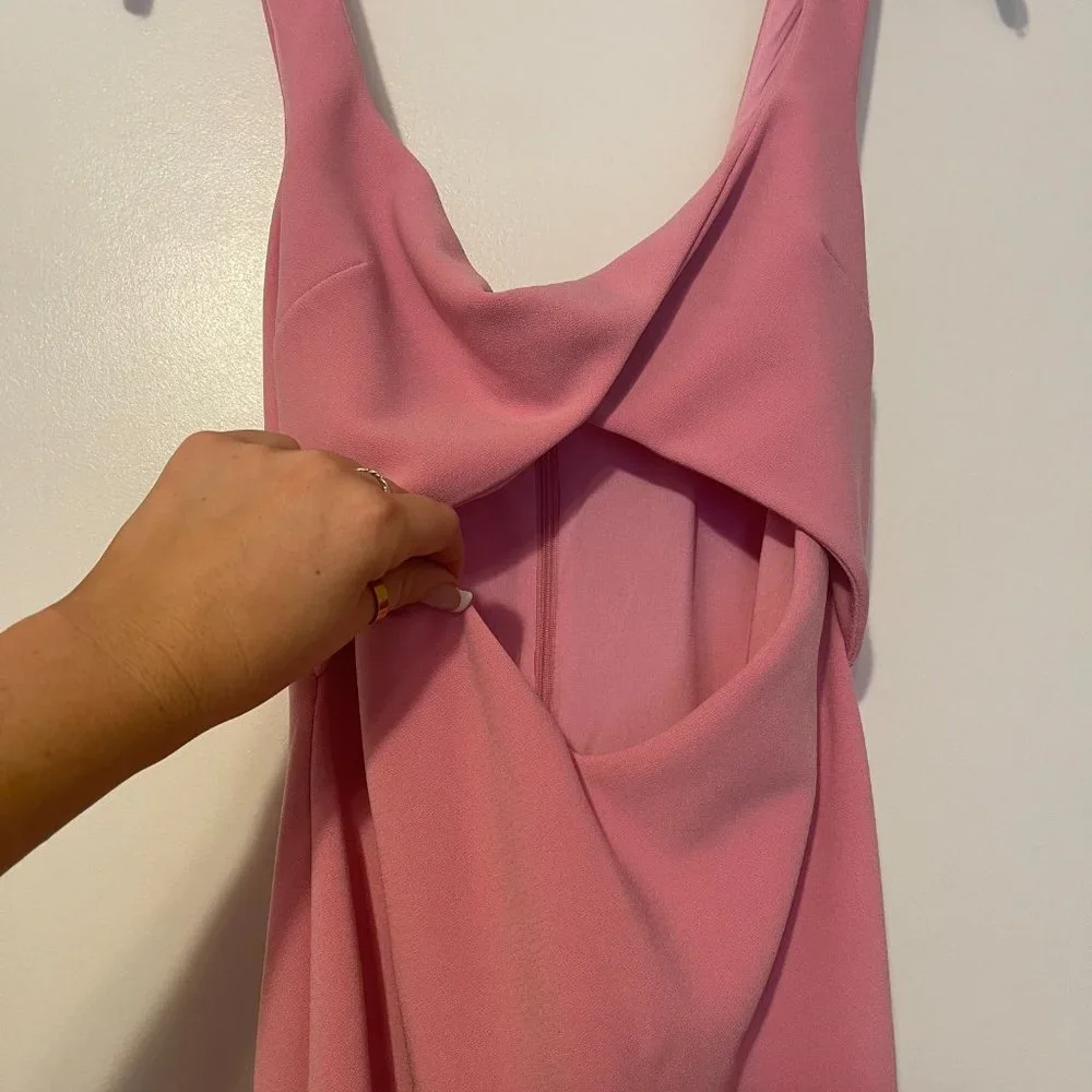Bec & Bridge Joelle Midi Dress Pink - Size : US 6 - Picture 6 of 9